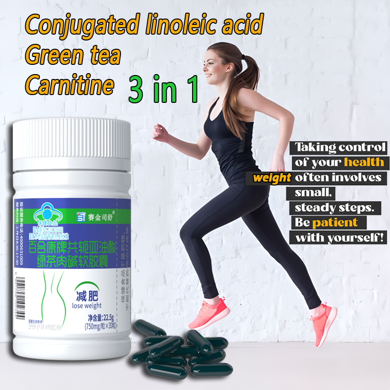 Herbal Weight Gain - Konnektörlü linoleik asit Zayıflama Ürünleri yeşil