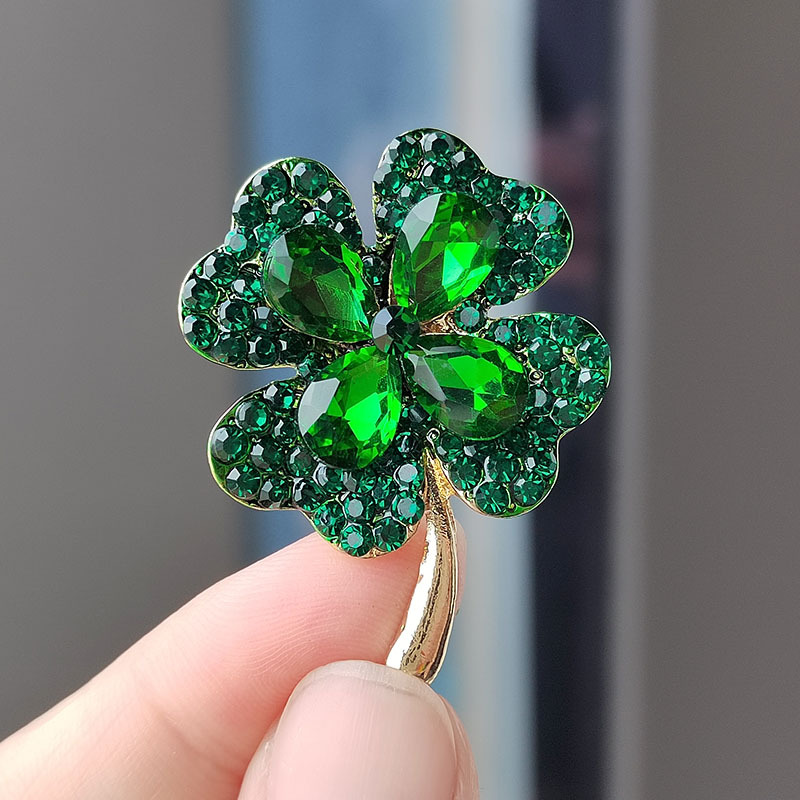 Yeni Minimalist Rhinestone dör - Red Clover Flower incelemesi ve fiyatı