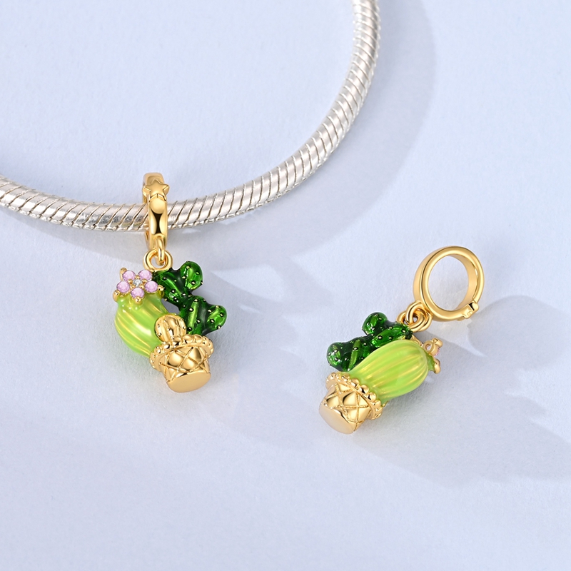 Yeni 925 ayar gümüş yeşil dört - Red Clover Flower incelemesi ve fiyatı