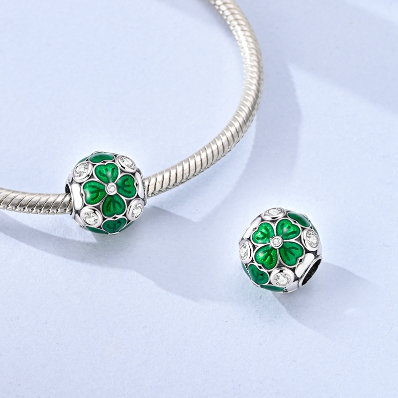 Yeni 925 ayar gümüş yeşil dört - Red Clover Flower incelemesi ve fiyatı