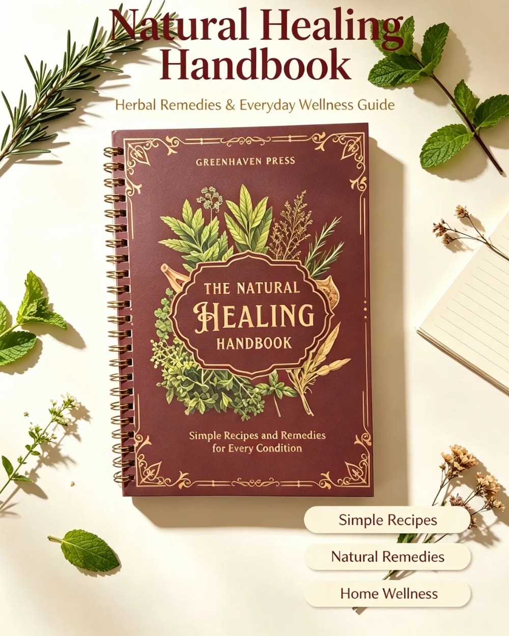 Doğal İyileşme El Kitabı Doğal - Herbal Wellness Recipes incelemesi ve fiyatı